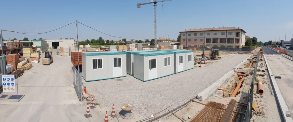 esempio di utilizzo monoblocchi prefabbricati in cantiere