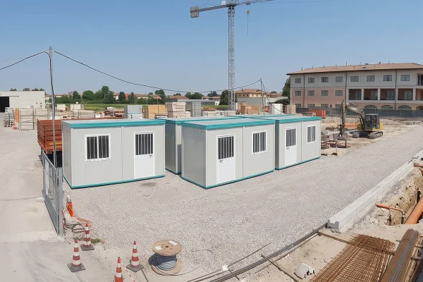 esempio di utilizzo monoblocchi prefabbricati in cantiere
